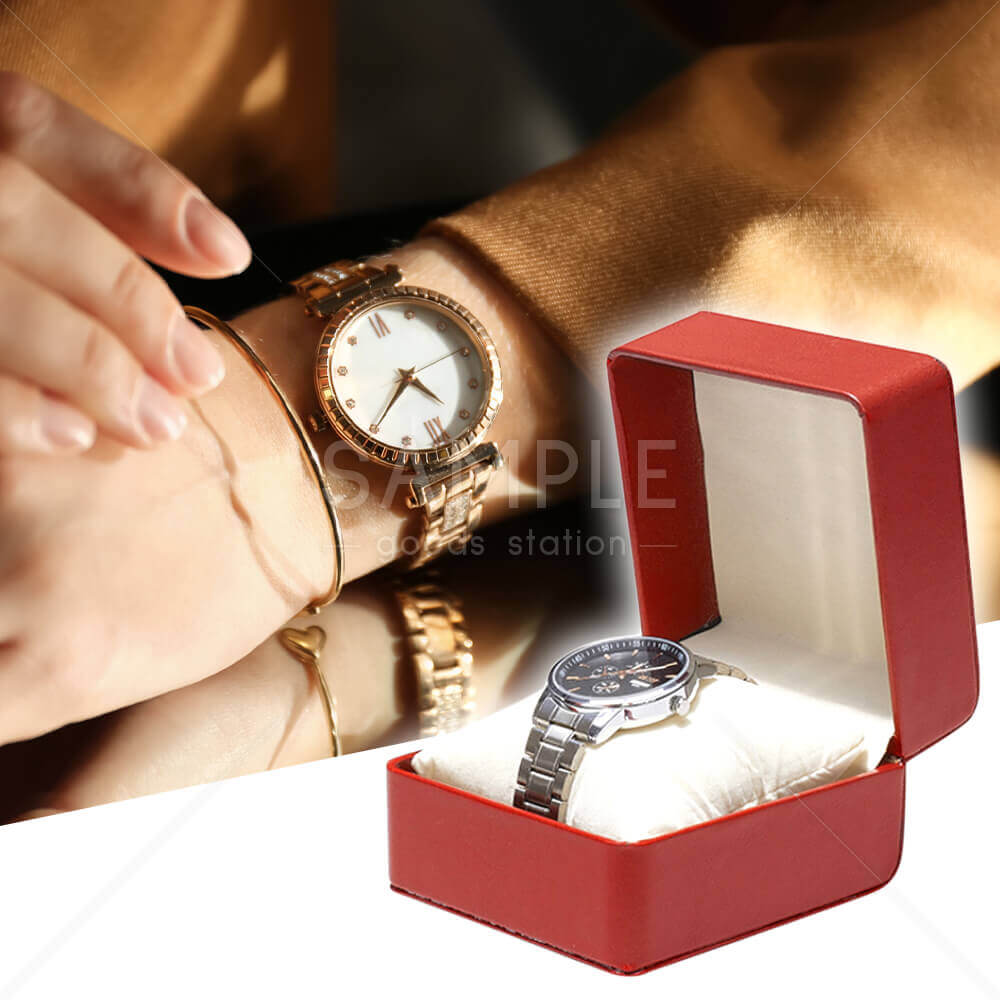 時計ケース PUレザー 1本用 クッション付き 腕時計 収納ケース ウォッチボックス コレクションボックス 携帯用ケース プレゼントラッピング
