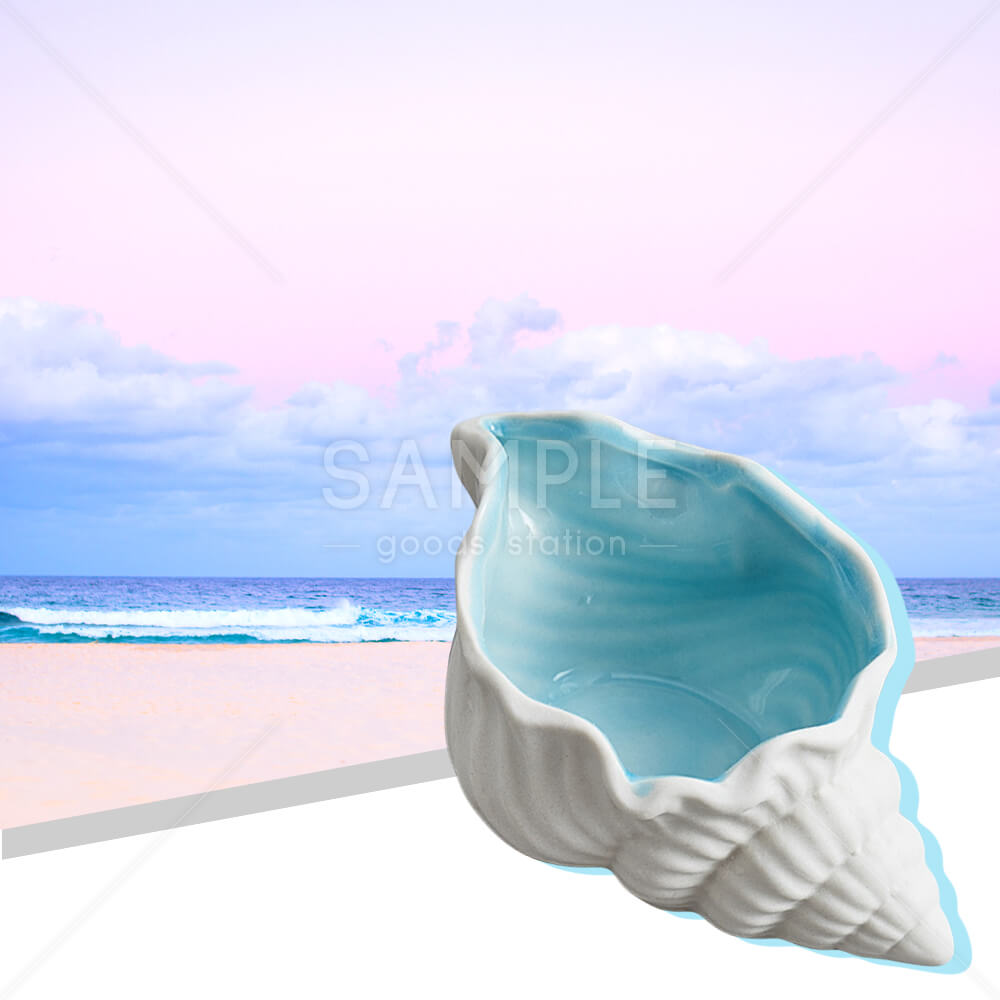 小物入れ トレー 貝殻 シェル 卓上 リアル 海 おしゃれ かわいい インテリア 巻き貝 ディスプレイ アクセサリー プランター 鉢 飾り 雑貨 地中海 砂浜 マーメイド風