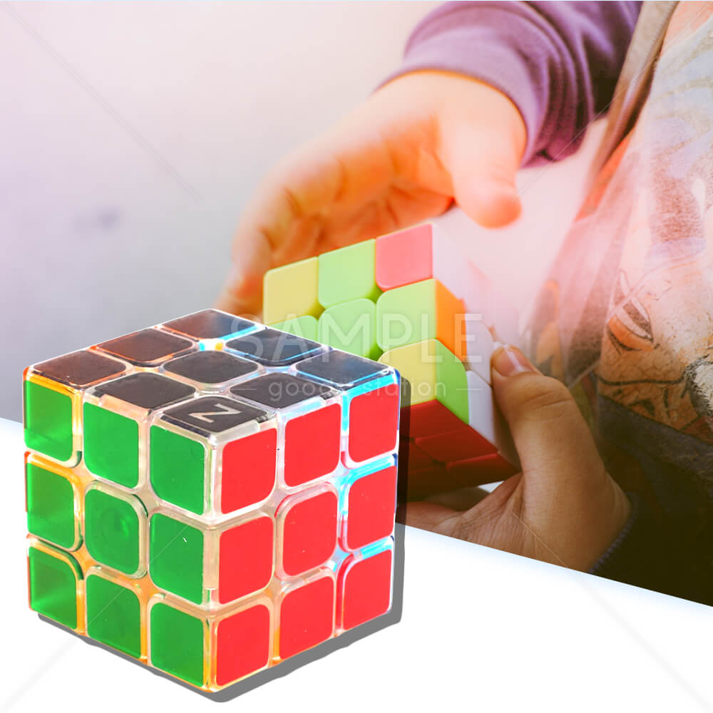 パズルキューブ マジックキューブ おもちゃ 透明度 クリスタル 色を揃える 回転 組み合わせ スムーズに動く オブジェ ストレス発散 脳トレ 知育 思考力
