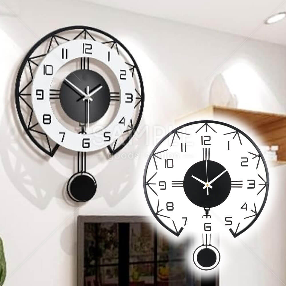 壁掛け時計 お洒落 存在感 見やすい 静音設計 針音が気にならない インテリア アンティーク風 リビング 客間 寝室 玄関 電池式