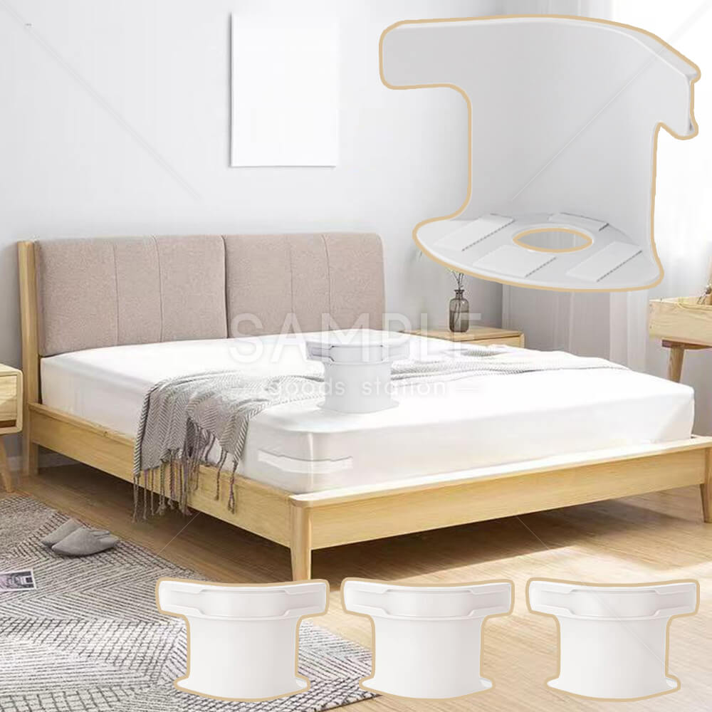 ベッドシーツ 固定クリップ シーツ マット 布団 寝具 4個セット 落下防止 ズレ防止 四隅に装着 コーナー止め ホワイト 目立ちにくい クリア素材