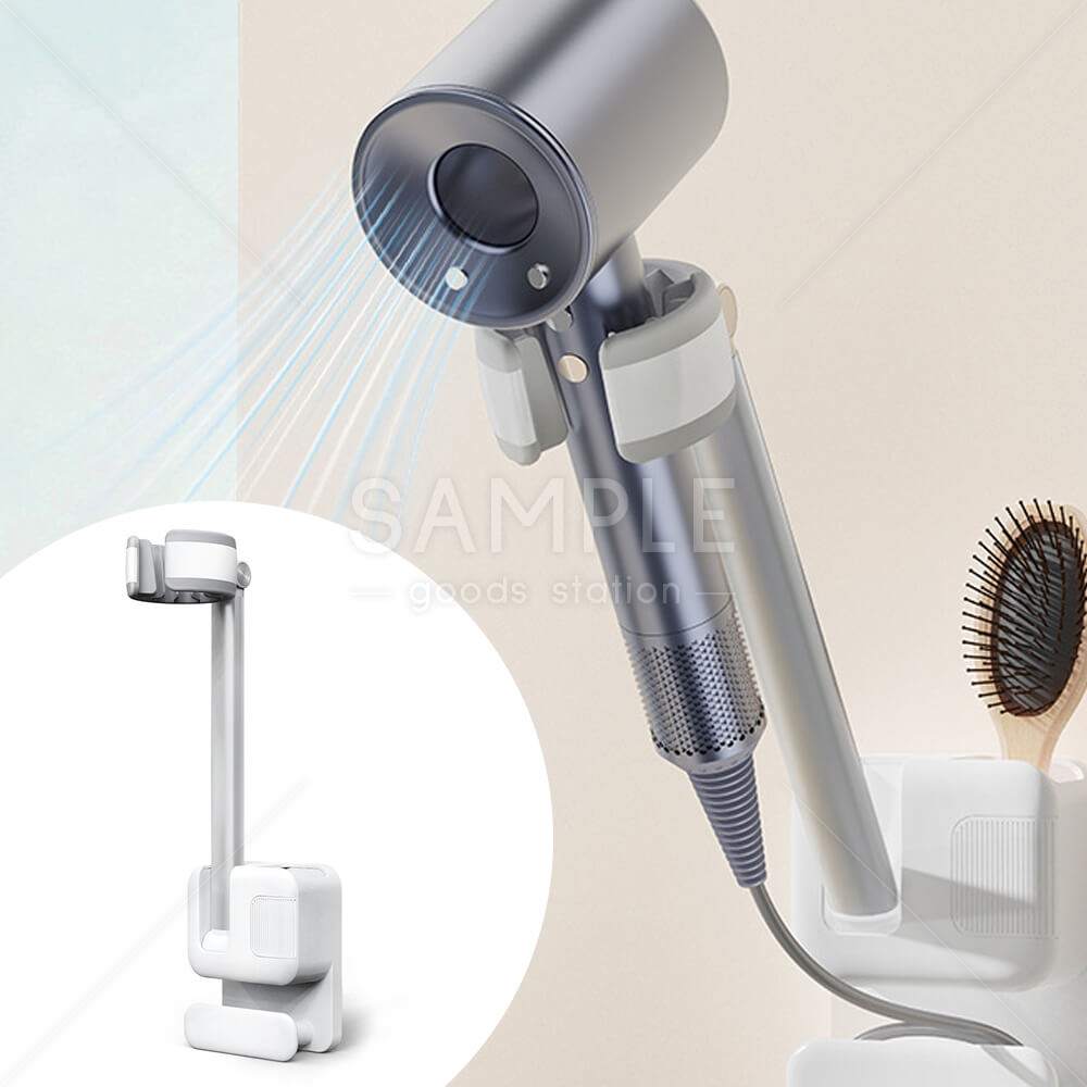 ドライヤースタンド ハンズフリー ドライヤーホルダー ドライヤー置き 時間短縮 360度回転 合金アーム 高さ調節可能 快適に髪が乾かせる シンプルなデザイン 幅広いシーンで活躍
